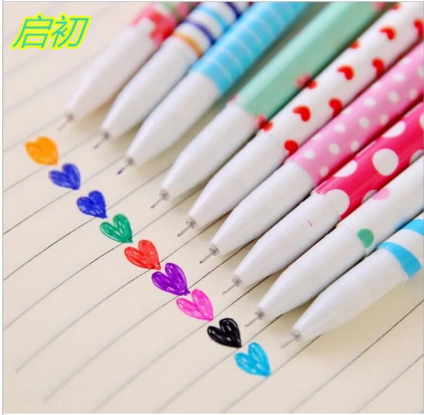 

10Pcs/Set Flower Gel Pens Set Kawaii School Supplies Office Stationary Photo Album Canetas Kawaii Pens Stationery Gel Ink Pen