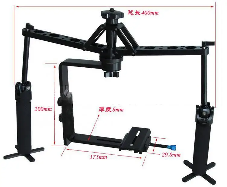 DSLR Rig камера видео ручной механический стабилизатор паук Comodo Orbit следующий снимок 70D 6D 5D2 5D3 7D D610 D810 D7100