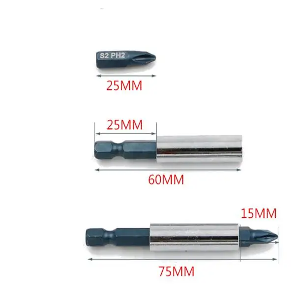 BROPPE 17 шт. 1/4 отвертка с шестигранной головкой набор сверл Torx Phillips электрическая отвертка с держателем набор инструментов для ремонта рук