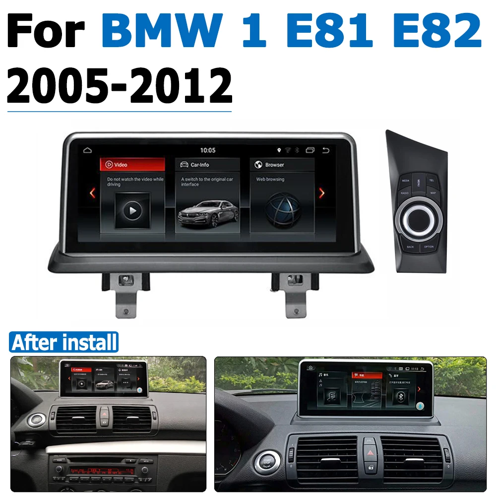 

Android 8.0 up Car DVD Navi Player For BMW 1 E81 E82 2005~2012 Audio Stereo HD Touch Screen all in one