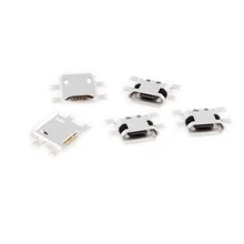 Thgs 5 шт. Micro Тип USB B гнездо 5-Булавки SMD SMT Jack разъем