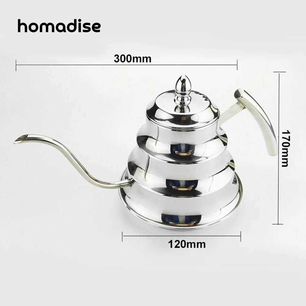Капельный чайник Homadise ручной работы из нержавеющей стали капельный для кофе с