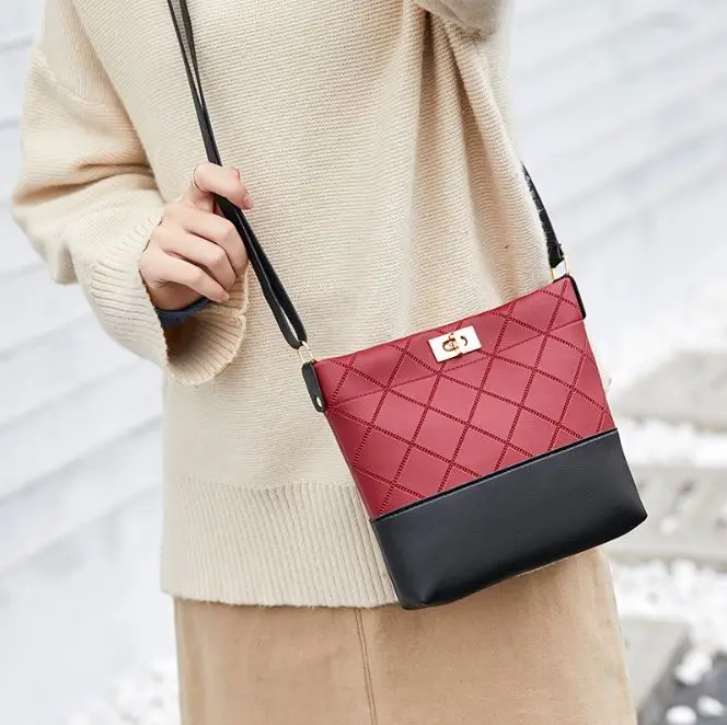 

Fashion small bag 2019 new simple women's bag single shoulder crossbody bag leisure bag 47608