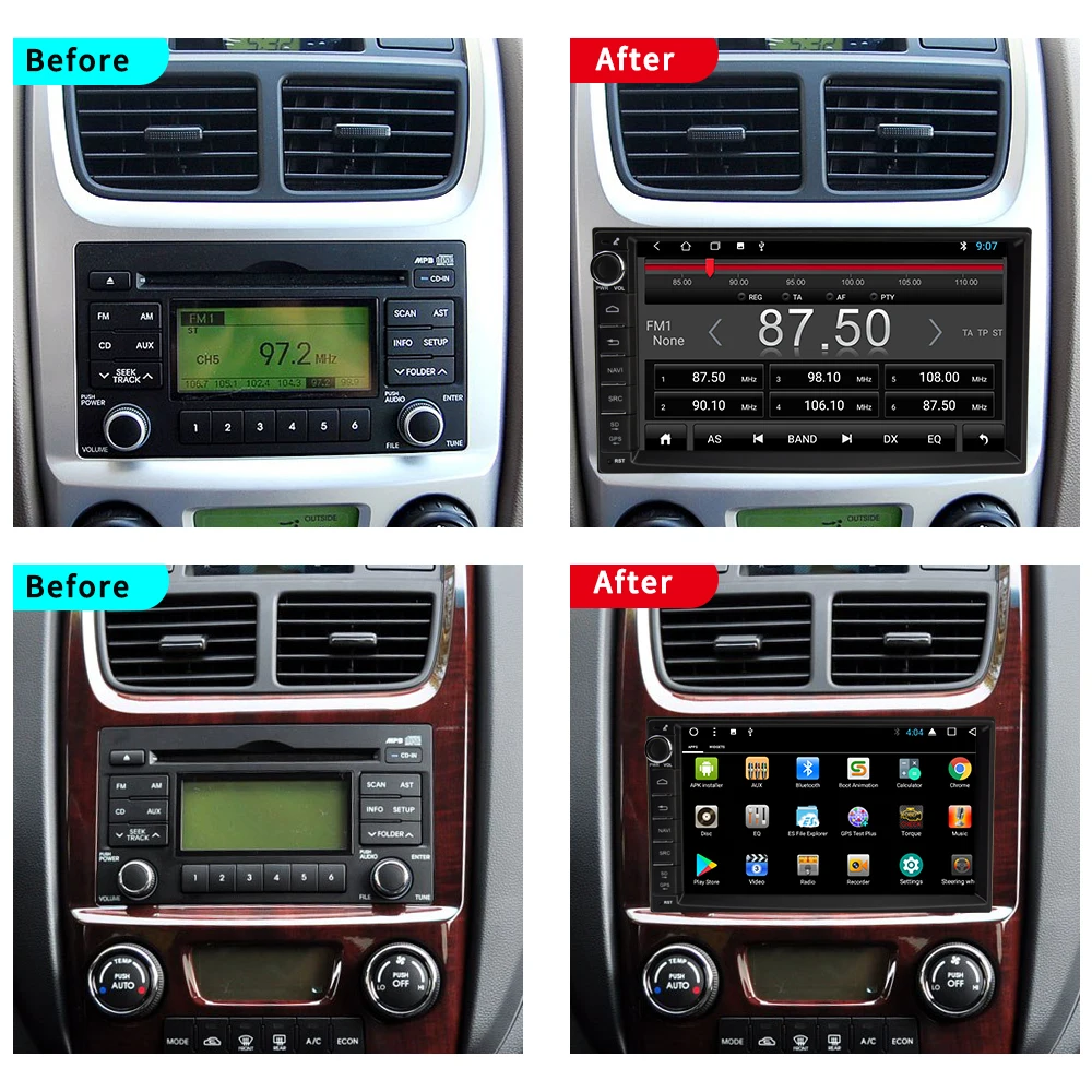 Excellent EKIY Octa Core 2 Din Android 8.1 Universal Car Multimedia Player Radio DVD Player Stereo 2G+32G 7 Inch Autoradio GPS Navigation 3 Excellent EKIY Octa Core 2 Din Android 8.1 Universal Car Multimedia Player Radio DVD Player Stereo 2G+32G 7 Inch Autoradio GPS Navigation 3