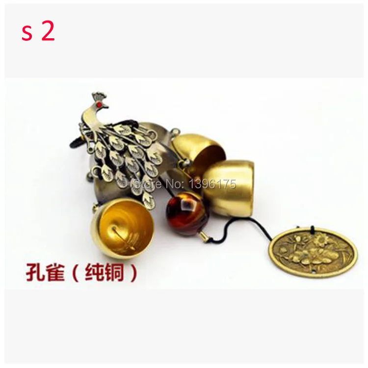 3 колокольчика фэн шуй Windchimes домашнее украшение уличные колокольчики Традиционный китайский народный подвесной дверной звонок 23 стиля
