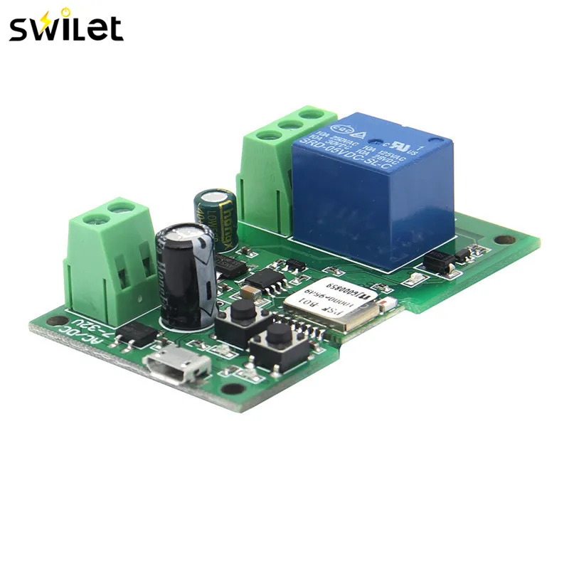 

5V-12V Jog Self-locking Switch Phone App Remote Control Timing Wifi Smart Remote Access Refit