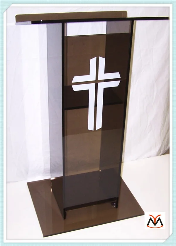 Hot selling/Popular transparent knockdown acrylic lectern for church