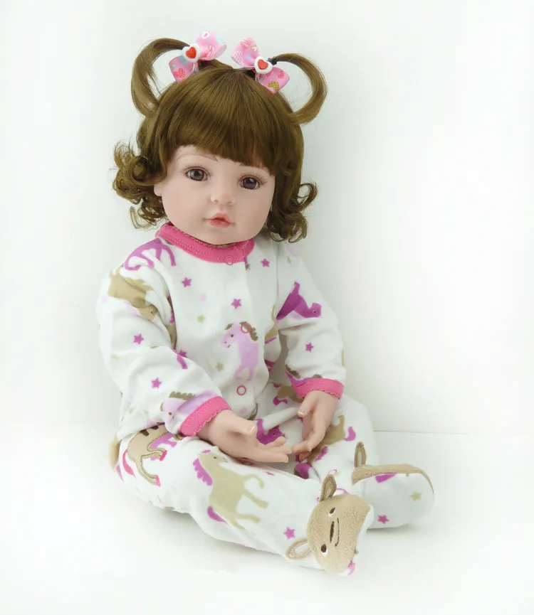 55cm Silicone Reborn Baby Doll Toys Lifelike Vinyl Princess Dolls Play House Bedtime Toy High-end Birthday Gift Collectable Doll 55cm Silicone Reborn Baby Doll Toys Lifelike Vinyl Princess Dolls Play House Bedtime Toy High-end Birthday Gift Collectable Doll