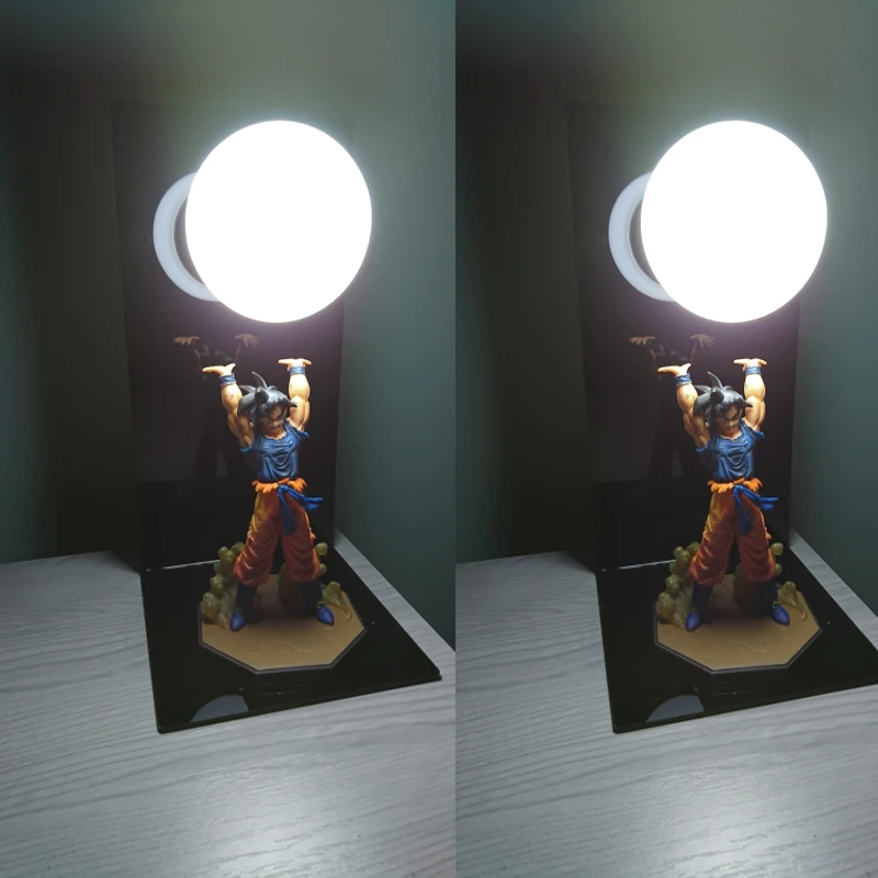 Весь набор Dragon Ball Son Goku Strength bombes Ночная лампа Luminaria детский домашний декоративный, настольный, светодиодный светильник для мультипликационных игрушек, подарок светодиодный