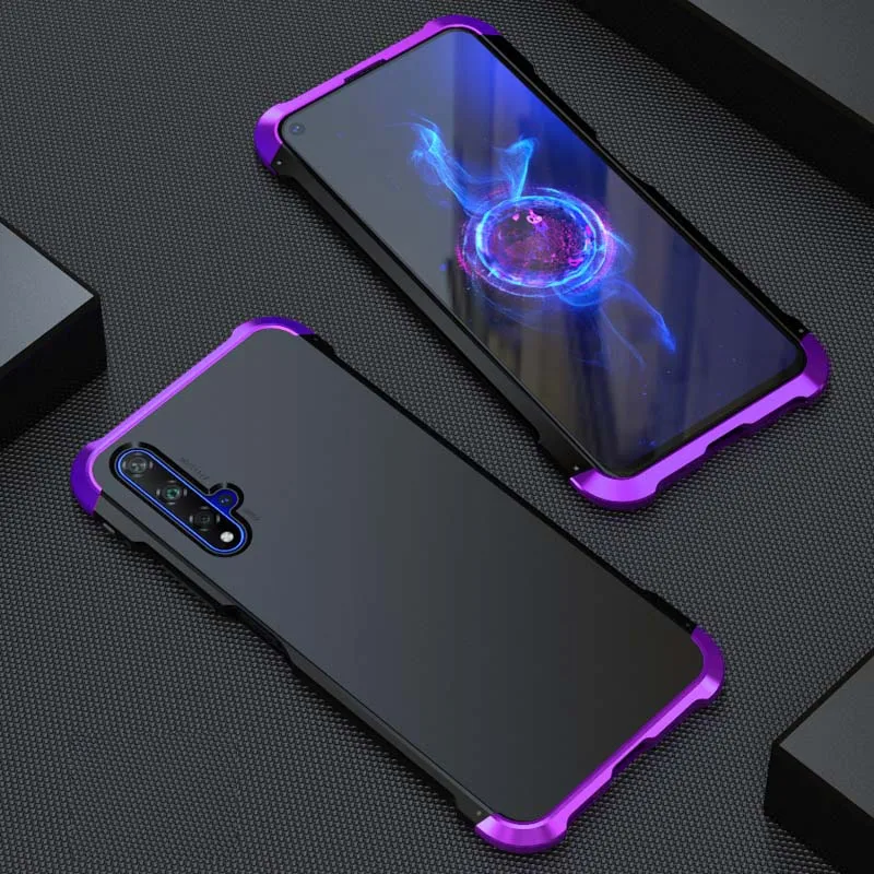 

Original Luphie Case Cover For Huawei Honor 20 20Pro Luxury Anti-knock Hard PC Aluminum Shockproof Case Metal Case KS0236