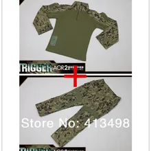 Allwin тактический BDU Gen 3 AOR2 боевая рубашка+ брюки/BDU Военная джунгли цифровой камуфляж военная униформа