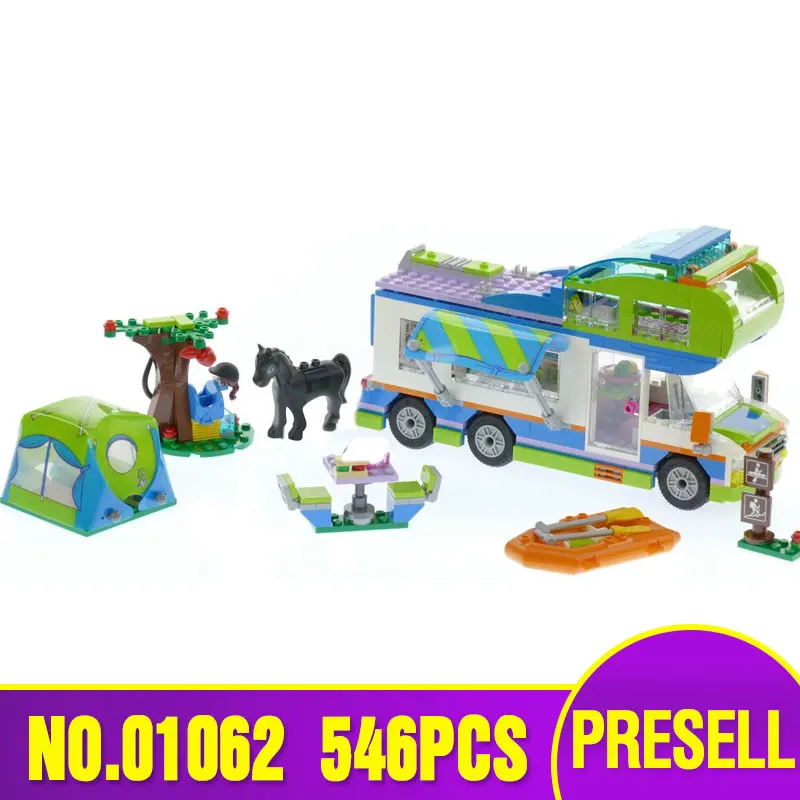 

Lepin 01062 Girl Toys 546Pcs Girls Series The Camper Van Set 41339 Building Blocks Bricks Funny Toys As Kids Birthday Gift model