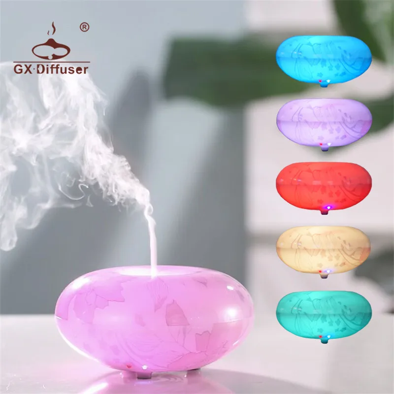 

GX.Diffuser Changing Color Aroma Diffuser Humidifier Aromatherapy Diffuser Electric Essential Oil Humidifier Aroma Diffuser