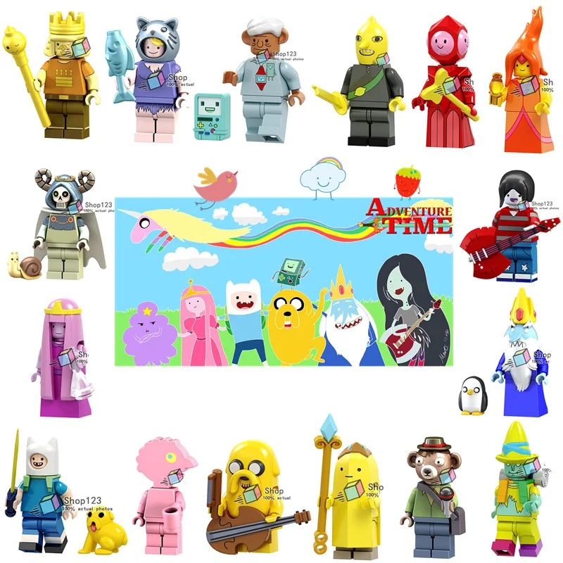 

16PCS/LOT Building Blocks Dragon Ball Z Goku Broly Vegeta Gogeta Ninja Jay Snakes Toy Friends Adventure Time