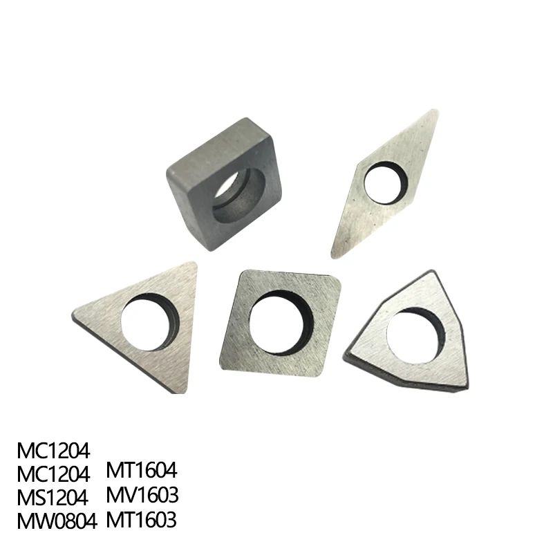 

10pcs MC1204 MT1603 MT1604 MS1204 MV1603 MW0804 Carbide Insert Shim Seats Tightening Screw Knife Pad for CNC Turning Toolholder