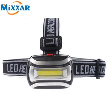 ZK15 Mini COB LED Waterproof 600LM Headlight 3xAAA Headlamp Bike Bicycle Head light with Headband for Camping Hiking Biking