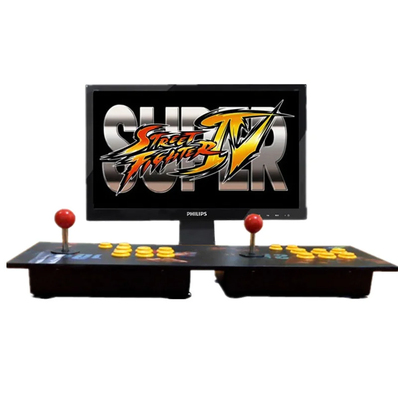 

Cdragon Double arcade joystick two players KOF Street Fighter game computer USB interface no delay rocker