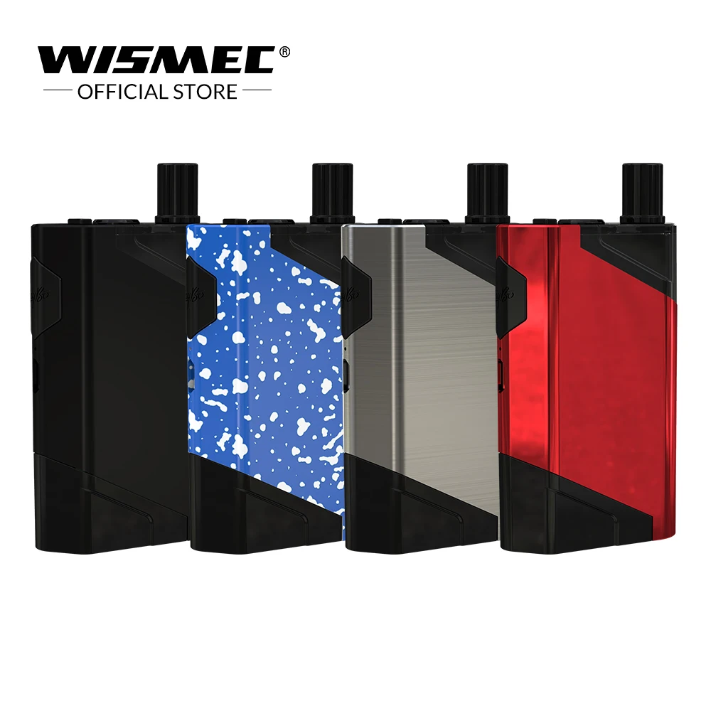 Оригинальный Wismec HiFlask комплект встроенный 2100 мАч батарея 5,6 мл с сок вертикальный и U воздуха системы электронная сигарета комплект для