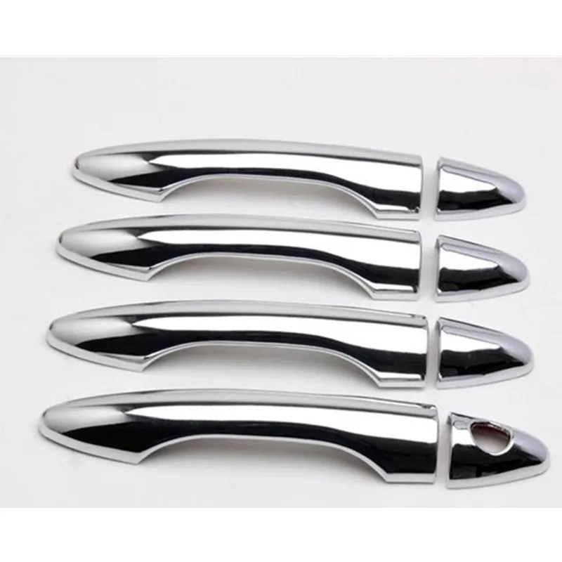 

ABS Chrome Door Handle Bowl Door handle Protective covering Cover Trim For 2010-2015 Hyundai ix35