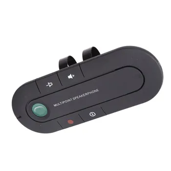 

Car Bluetooth 4.1 version hands-free phone Bluetooth receiver music player Sun visor EDR carless kit aux bluetooth