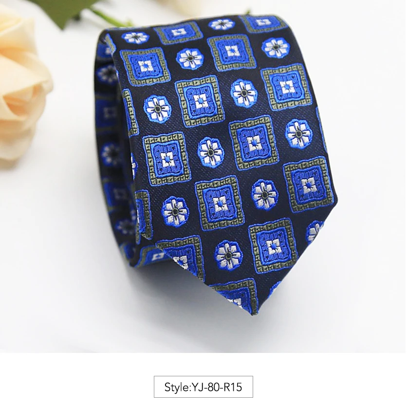 IHGSNMB мужской галстук 6 см модные жаккардовые Цветочные Галстуки роскошные полосатые галстуки в клетку Corbatas Gravata Mens Свадебный деловой Тонкий галстук