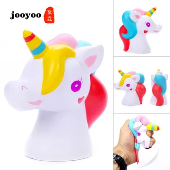 

Simulation Unicorn Children's Toys Custom Squishy Squeezing Decompression Toys Slow Rebound Toys jooyoo