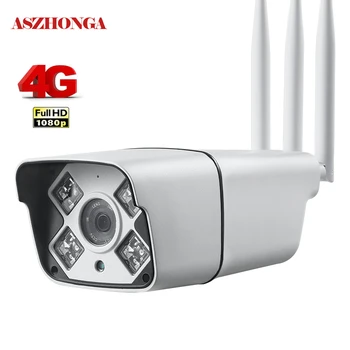 

3G 4G SIM Card Bullet Security Camera 1080P HD Wireless Wifi IP Camera Outdoor Waterproof IR Night Vision CCTV Surveillance