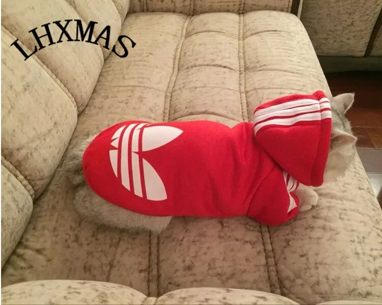 

Fashion Cotton Pet Puppy Hoodie Sportwear Clothes for Dogs and Cats Autumn Winter Warm Jacket Clothing D452