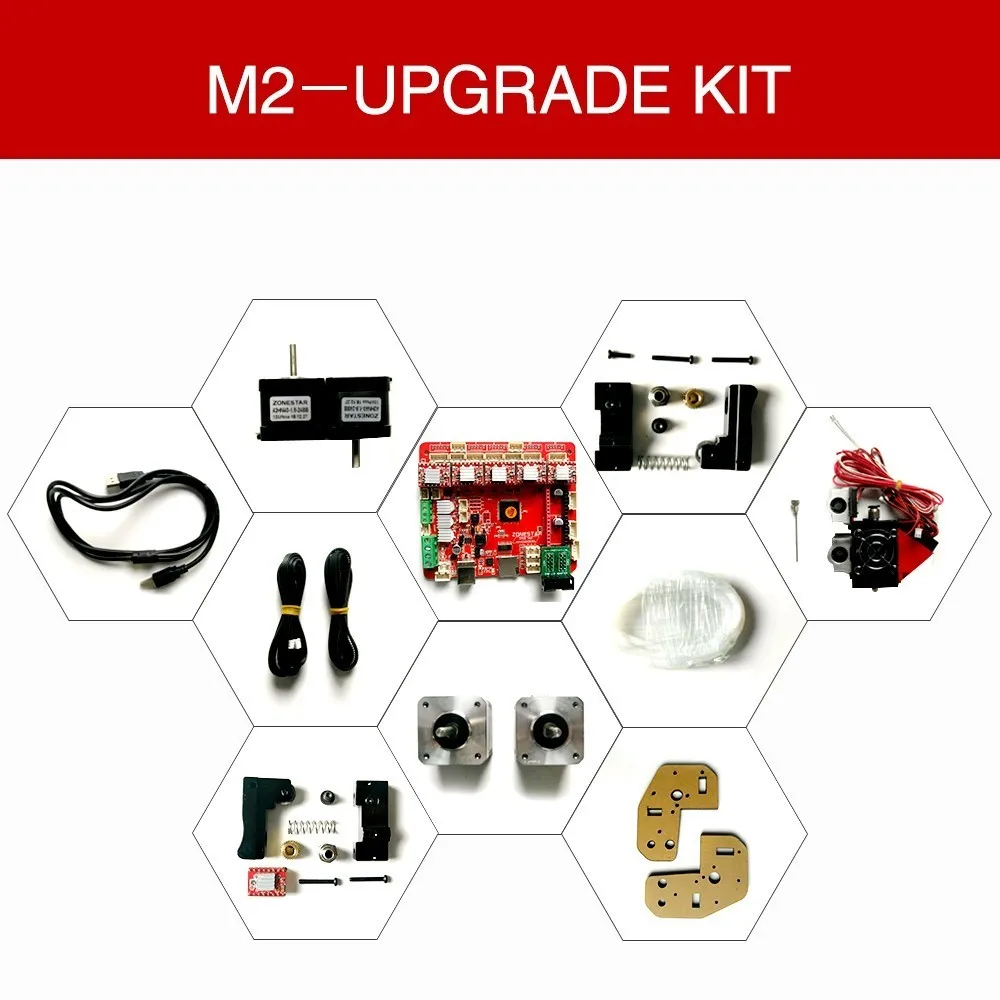 

ZONESTAR 3D Printer DIY Kit Upgrade For Dual Three Color 2-IN-1-OUT 3-IN-1-OUT Mixing Laser Kit for RepRap P802 Series
