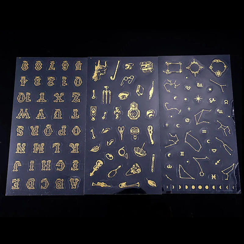 

5pc Music Cosmic Time And Space Guitar Letters Transparent Material With Use Of Epoxy Mold MakingTool Filling Phone Case For DIY