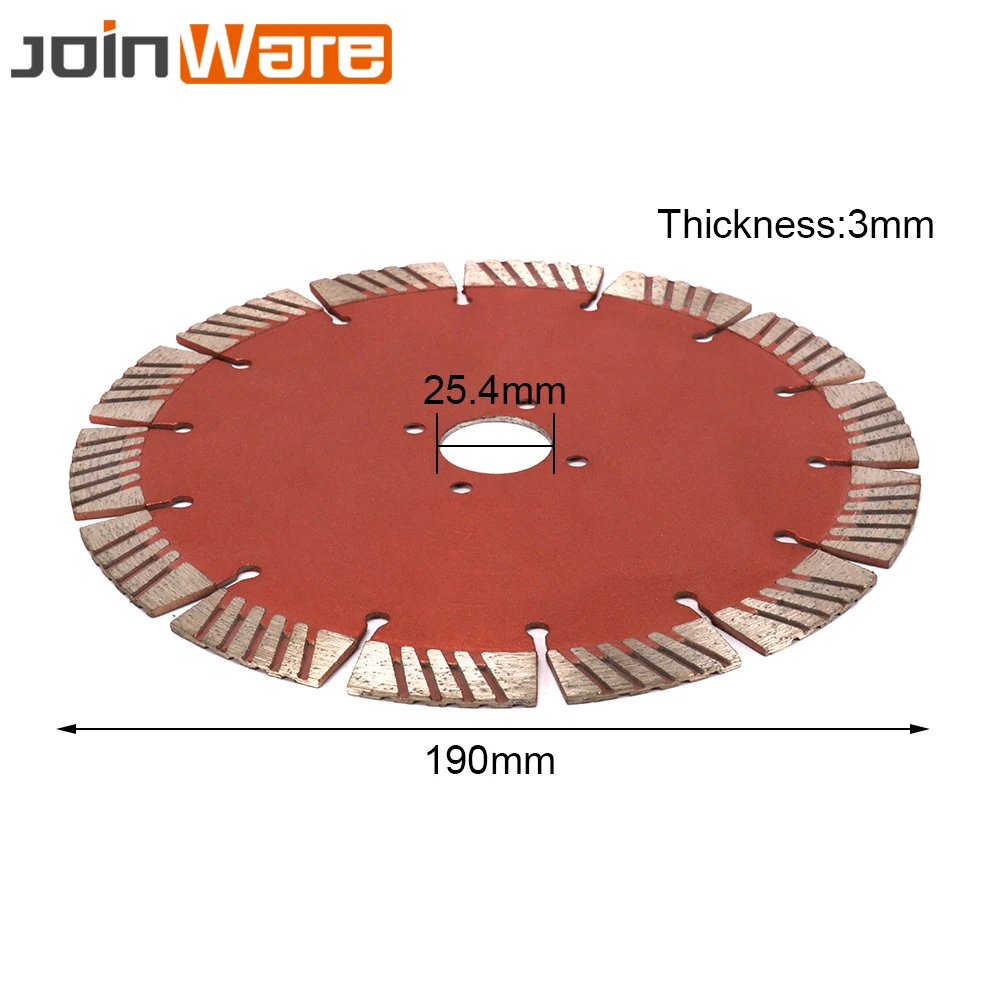 7,5 "алмазный пильный диск режущий диск для камня бетона 190x25,4x3 мм Высокое качество