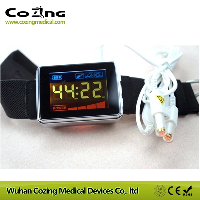 China Smart watch high blood pressure lower blood fat and diabetes 13 beams bio 650nm laser red light therapy device for sale home use newest 650nm laser acupuncture laser therapy device purify blood reduce high blood pressure blood sugar