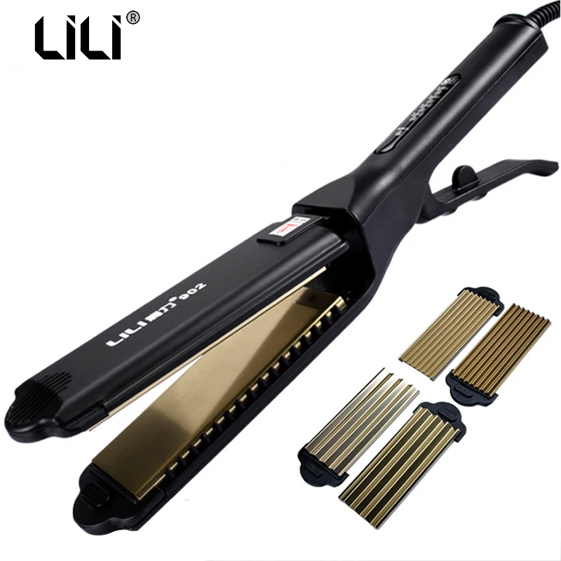 Multifunctional Ceramic Hair Straightener Professional Iron Hair Straightening Styler curling Curler Corrugated Iron 4 Plates цена Multifunctional Ceramic Hair Straightener Professional Iron Hair Straightening Styler curling Curler Corrugated Iron 4 Plates цены онлайн