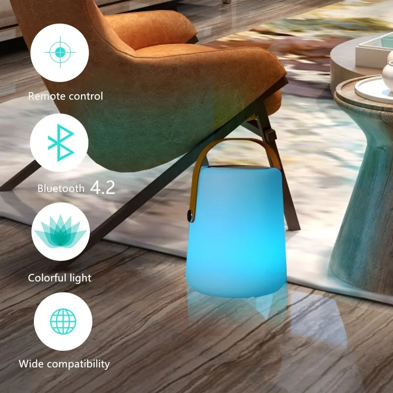 bluetooth led speaker light 800