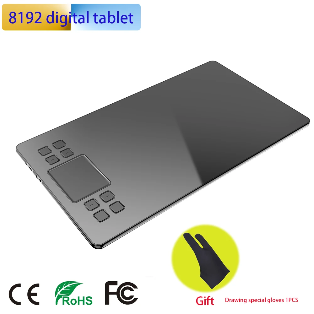 

VEIKK 10 x 6 Inches Art Digital Graphic Tablet for Drawing 8192 Level Pen Pressure Passive Stylus Not xp pen