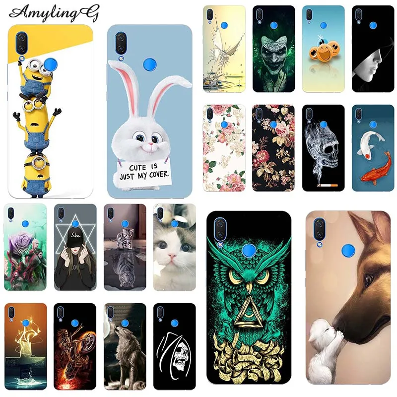 

Soft Phone Case For Tecno Camon 11 Pro Camon11 11S TPU Case Print Back Cover Fashion Cartoon Rose Patterned Shell Fundas Para