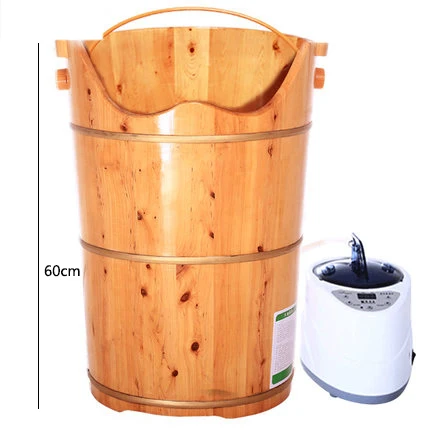 

Foot bath barrel full package fumigation temperature foot bath barrel heightening 60 cm foot tub Foot massage