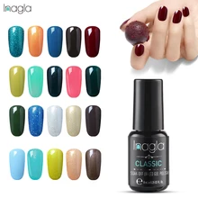 Inagla Гель-лак для ногтей 8 мл Гибридный гвоздь искусство полуперманентные гель-лаки замочить сверху Гель-лак для ногтей