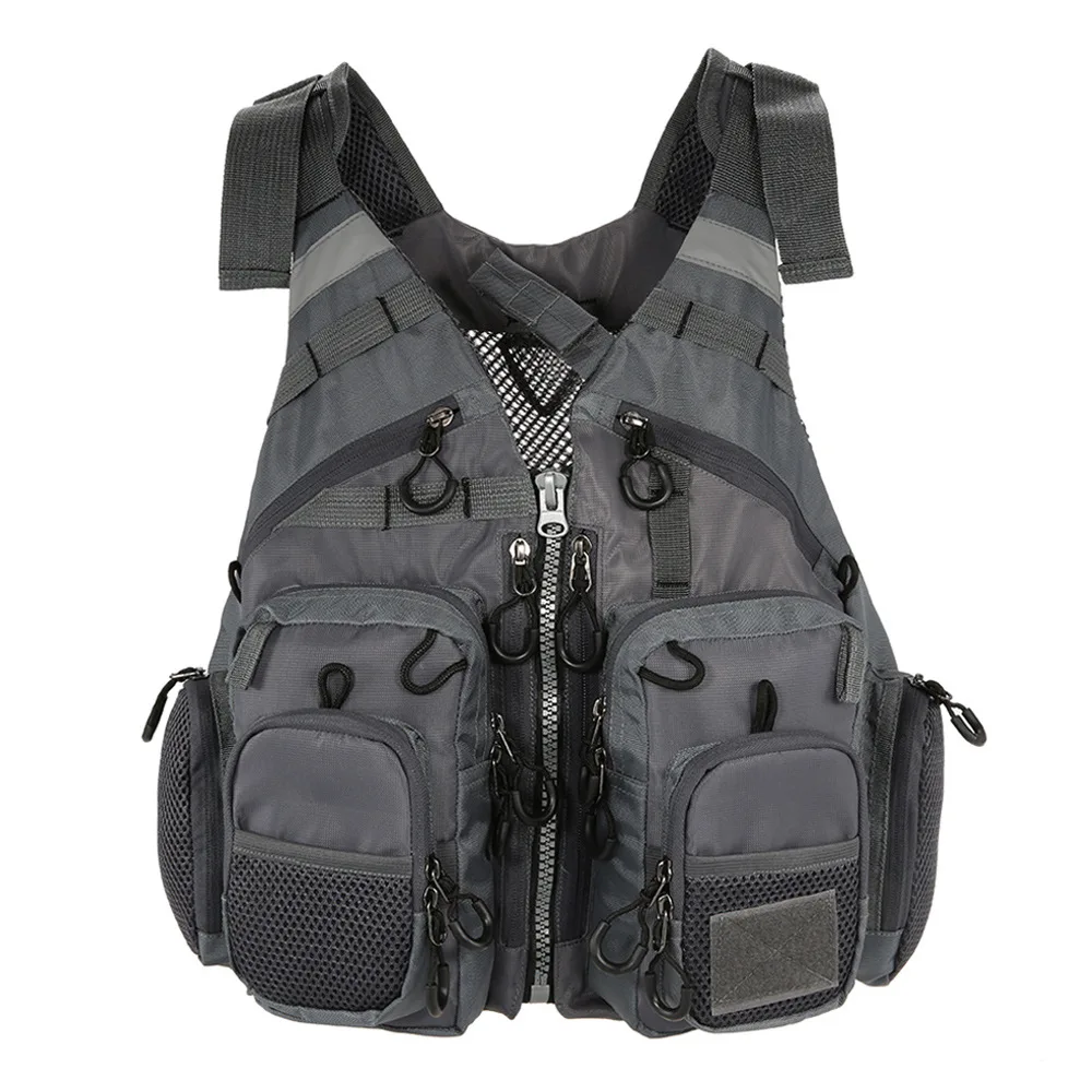 Outdoor Sport Fishing Vest Men Vest respiratory utility fish fly fishing vest fishing vest