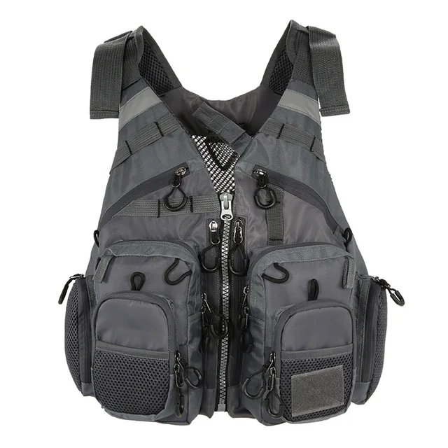 outdoor sport fishing vest men vest respiratory utility fish vest no foam Buy foam can be used as a life jacket 5