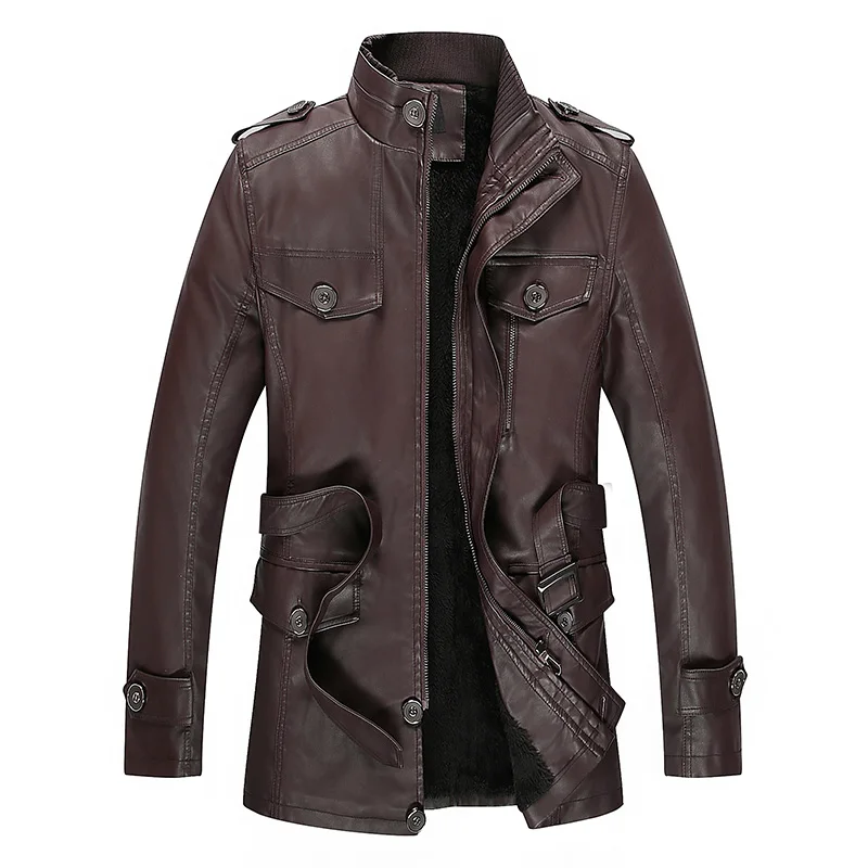Riinr Новая повседневная мужская мотоциклетная кожаная куртка бренд Tace& Shark куртка на молнии модная мужская куртка из искусственной кожи jaqueta de couro