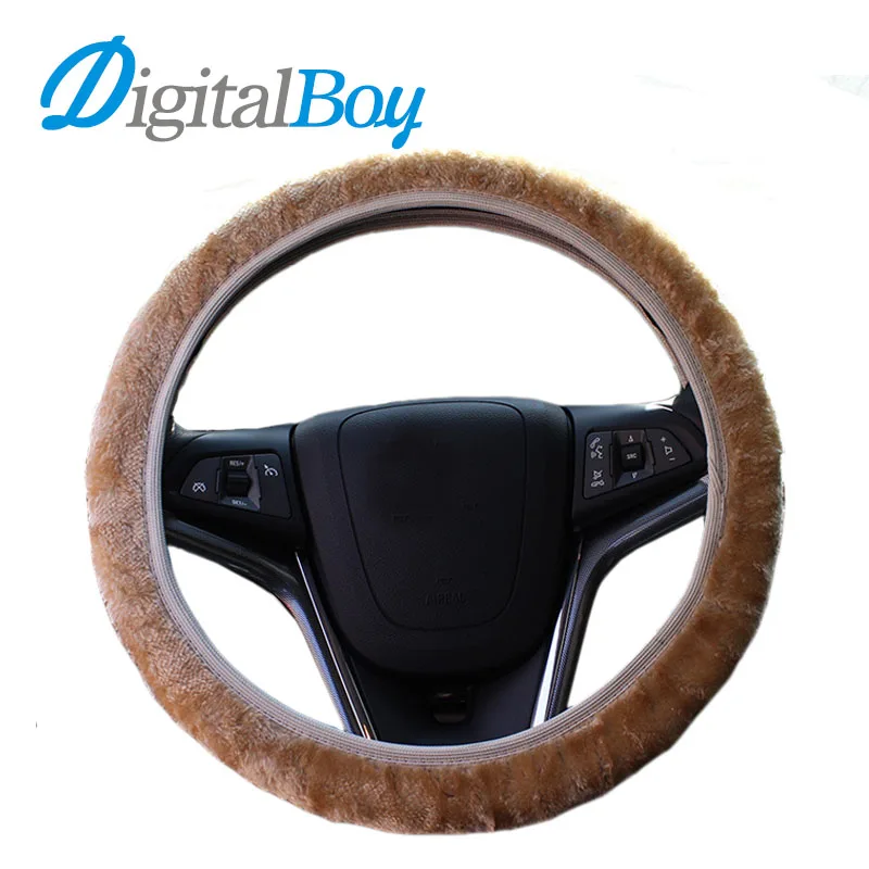 Digitalboy Car Steering Wheel Cover Premium Plush Elasticity Steering