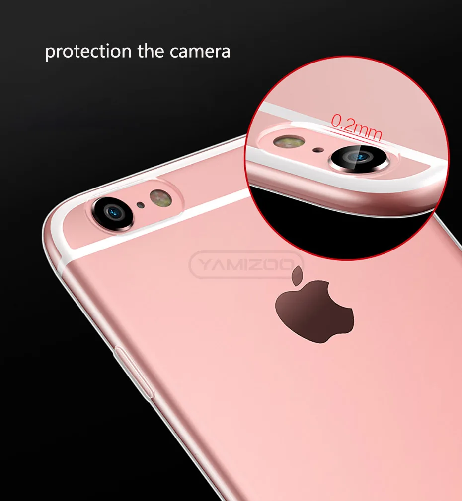 YAMIZOO Case For iPhone 5 se 5s Case Transparent Soft Silicone Shockproof Back Cover On x 6 Coque For iPhone 7 8 6s 6 Plus Case  (7)