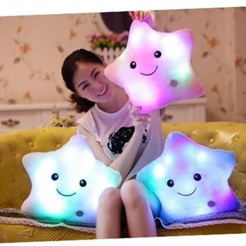 

Colorful LED Christmas Toys pillow, Valentines Gift Led Light Pillow,plush Pillow, Hot Colorful Stars,kids Toys, Birthday gift