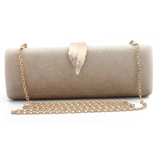 Серпантин вечерняя сумка для женщин длинный дизайн клатч золотой цвет металл замочек в форме листа Свадебный Кошелек Женская Вечерние Сумка Вечеринка Ужин сумка