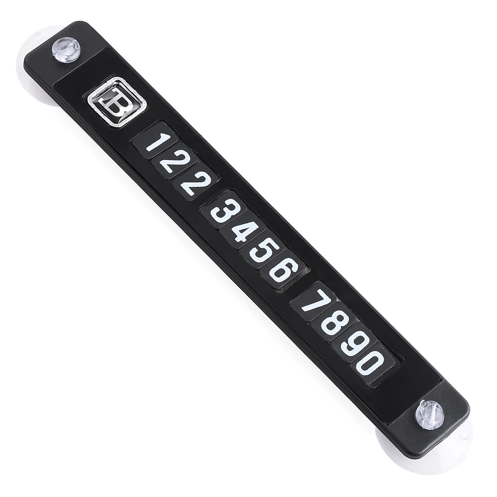 Puzzle Temporary Car Parking Card Telephone Number Card