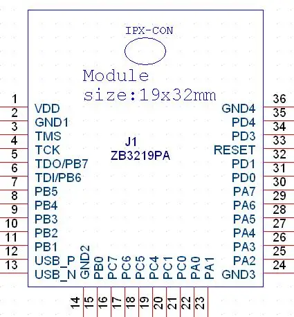 CC2538 модуль, CC2538+ CC2592 ZigBee модуль высокой мощности, CC2538PA модуль