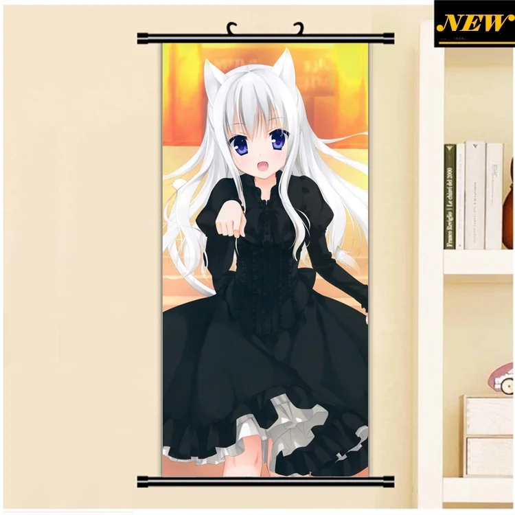 45X95 см Хидан но ариа jeanne d arc tagme пистолет loli мультфильм аниме Искусство Настенная