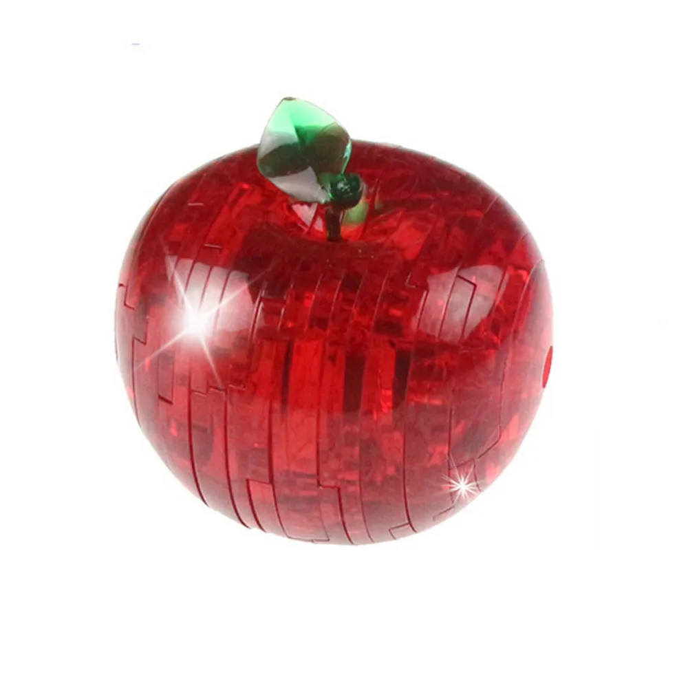 

3D Crystal Puzzle Cute Fruit Model IQ Toy Furnish Gift Gadget Blocks Building DIY Toy Gift 2019 New Arrival