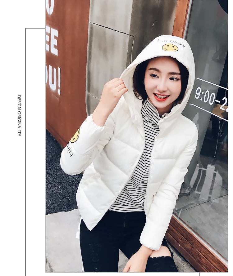 gray Rembourré Outwear Noir Coton Au rose Noir Parkas Souriant Femmes La army Femme rouge Visage Veste Mince Belle Hiver Capuchon Taille Chaud Plus Green Manteau À C4qfp